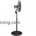 Wet Location Pedestal Fan  Oil Rubbed Bronze  24" Precision Aluminum Blades  Oscillating  3-Speeds  Commercial Grade  Indoor/Outdoor - B07G5PX5CL